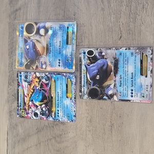 Pokemon Blastoise ex/mega cards